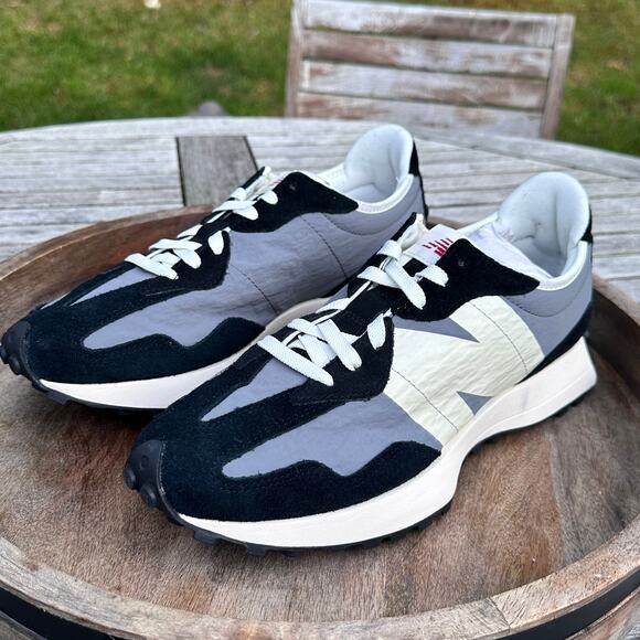 New Balance Other - New Balance Classic 327 Mens Size 12 Sneakers Black Gray White Logo Trainers New